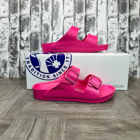 Birkenstock Other - Birkenstock Arizona Eva 1018581 Kids size 3 Beetroot Purple Water Sandals